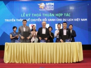 HHDLVN ký kết hợp tác truyền thông về du lịch với Truyền hình Quốc hội và TikTok Việt Nam